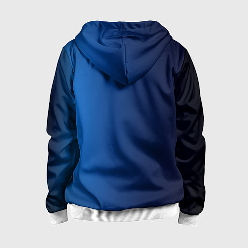 Детская толстовка на молнии Сборная Италии / 3D-Белый – фото 2