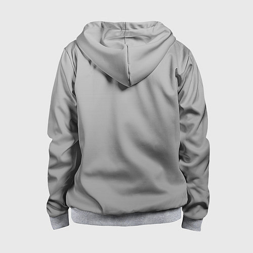 Детская толстовка на молнии ROAR Tokyo T-rex / 3D-Меланж – фото 2