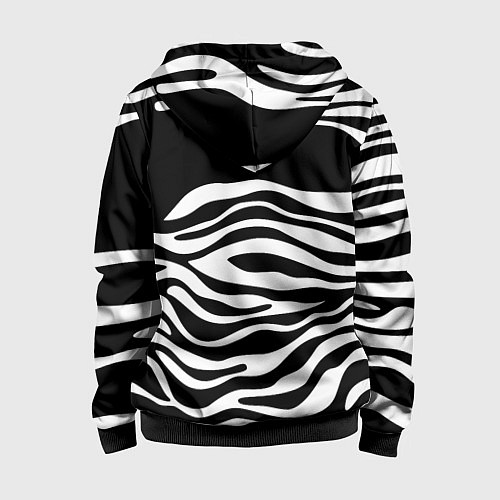 Детская толстовка на молнии JUVENTUS TORINO HOME / 3D-Черный – фото 2