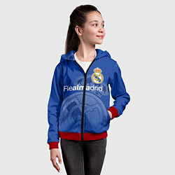 Толстовка на молнии детская REAL MADRID РЕАЛ МАДРИД, цвет: 3D-красный — фото 2