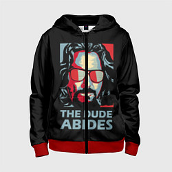 Детская толстовка на молнии The Dude Abides Лебовски