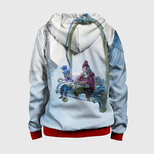 Детская толстовка на молнии It Takes Two Коди и Мэй / 3D-Красный – фото 2