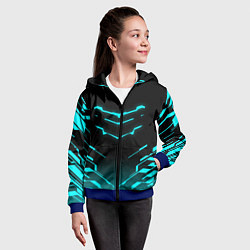 Толстовка на молнии детская DEAD SPACE АЙЗЕК КЛАРК, цвет: 3D-синий — фото 2