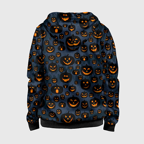 Детская толстовка на молнии HALLOWEEN / 3D-Черный – фото 2