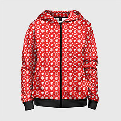 Детская толстовка на молнии Веселые пингвинчики