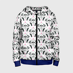 Детская толстовка на молнии Patern Halloween 3