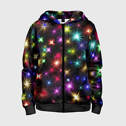 Детская толстовка на молнии ПРАЗДНИЧНЫЕ ОГОНЬКИ