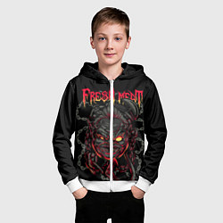 Толстовка на молнии детская Дота 2 Пудж Свежее мясо dota 2, цвет: 3D-белый — фото 2