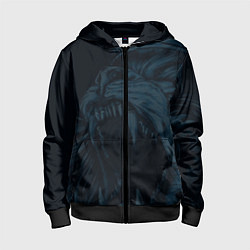 Детская толстовка на молнии Zenit lion dark theme