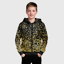Толстовка на молнии детская Fashion Pattern 2028, цвет: 3D-черный — фото 2