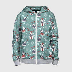 Детская толстовка на молнии Веселые Собачки 2022