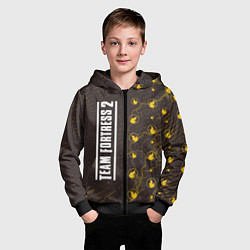 Толстовка на молнии детская ТИМ ФОРТРЕСС 2 - PYRO Молнии, цвет: 3D-черный — фото 2
