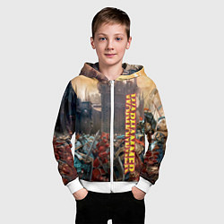 Толстовка на молнии детская Ваха Осада, цвет: 3D-белый — фото 2