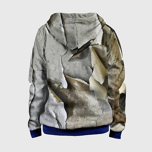 Детская толстовка на молнии Underground 2057 / 3D-Синий – фото 2