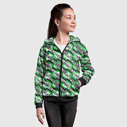 Толстовка на молнии детская EXTREME Экстрим, цвет: 3D-черный — фото 2