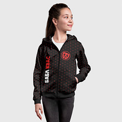 Толстовка на молнии детская BUBBLE KVASS Графика, цвет: 3D-черный — фото 2