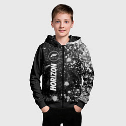 Толстовка на молнии детская ФОРЗА ХОРАЙЗЕН Арт Вертикально, цвет: 3D-черный — фото 2