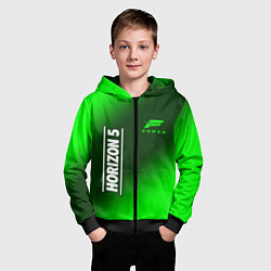 Толстовка на молнии детская ФОРЗА ХОРАЗЙЕН 5 Минимализм, цвет: 3D-черный — фото 2