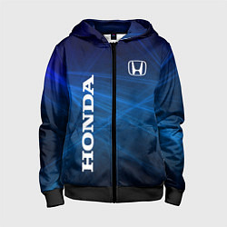 Детская толстовка на молнии Honda - Blue