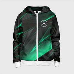 Детская толстовка на молнии MERCEDES-BENZ AMG NEON STRIPES PETRONAS