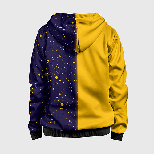 Детская толстовка на молнии BTS - Графика / 3D-Черный – фото 2