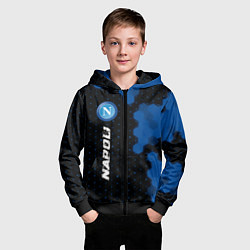 Толстовка на молнии детская НАПОЛИ Napoli Графика, цвет: 3D-черный — фото 2