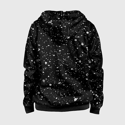 Детская толстовка на молнии DEAD BY DAYLIGHT Брызги По вертикали / 3D-Черный – фото 2