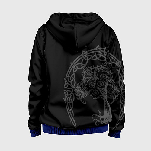 Детская толстовка на молнии СВЯТОЕ ДРЕВО МИКЕЛЛЫ ЕЛДЕН РИНГ / 3D-Синий – фото 2