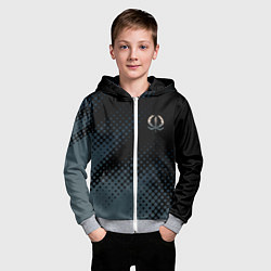 Толстовка на молнии детская Critical ops cops, цвет: 3D-меланж — фото 2