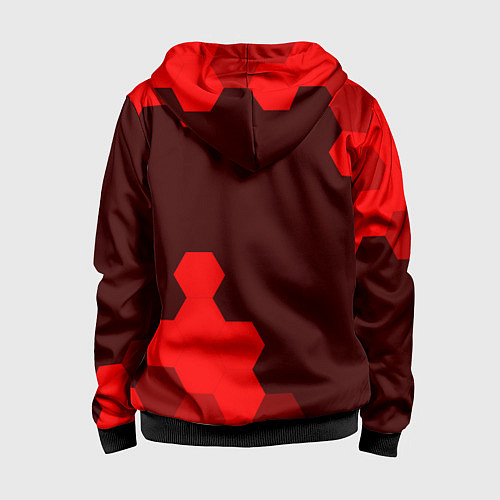 Детская толстовка на молнии РЕНО Sport Графика / 3D-Черный – фото 2