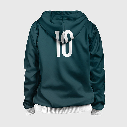 Детская толстовка на молнии Basketball Champion / 3D-Белый – фото 2