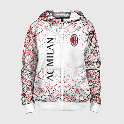 Детская толстовка на молнии Ac milan logo