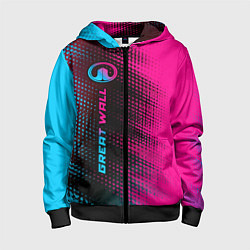 Детская толстовка на молнии Great Wall Neon Gradient FS