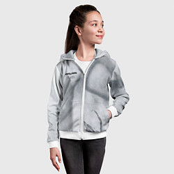 Толстовка на молнии детская Faith - The Cure, цвет: 3D-белый — фото 2