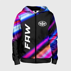 Детская толстовка на молнии FAW speed lights