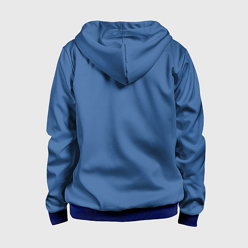 Детская толстовка на молнии Sonic EXE / 3D-Синий – фото 2