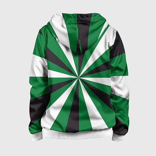 Детская толстовка на молнии Железнодорожные войска ВС РФ / 3D-Белый – фото 2