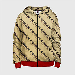 Детская толстовка на молнии Конан эксайлс узор