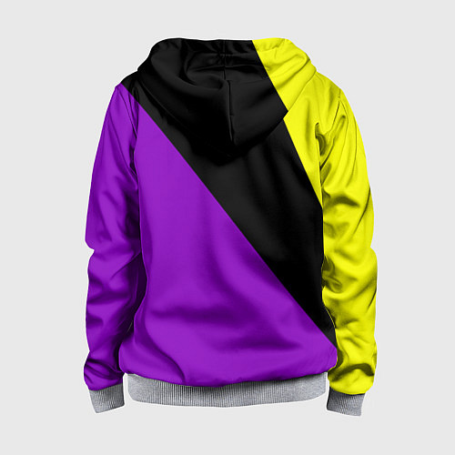 Детская толстовка на молнии FIRM прямиком из 80х / 3D-Меланж – фото 2