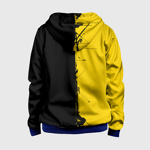 Детская толстовка на молнии Arasaka corporation / 3D-Синий – фото 2