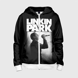 Толстовка на молнии детская LP Chester, цвет: 3D-белый