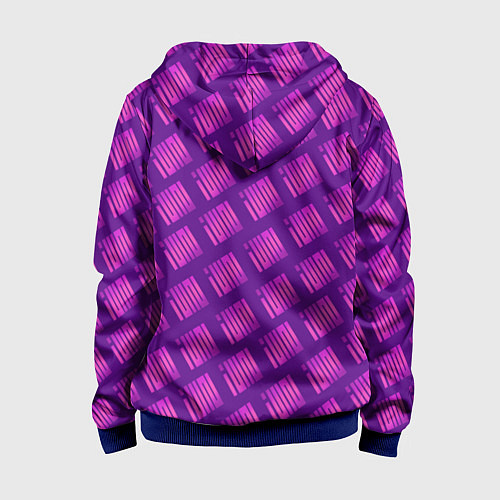 Детская толстовка на молнии Логотип Джи Айдл / 3D-Синий – фото 2