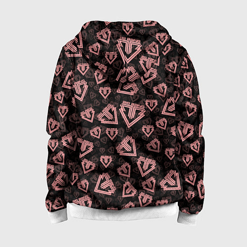 Детская толстовка на молнии Big bang pattern / 3D-Белый – фото 2