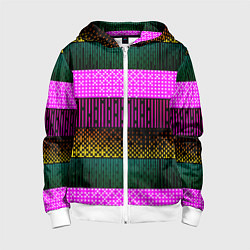 Детская толстовка на молнии Patterned stripes