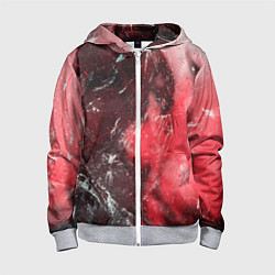 Детская толстовка на молнии Тени и красный туман