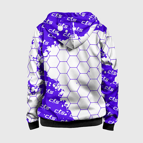 Детская толстовка на молнии Counter Strike 2 Pattern / 3D-Черный – фото 2