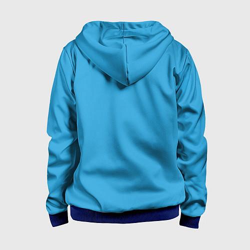 Детская толстовка на молнии Агуша гейминг / 3D-Синий – фото 2