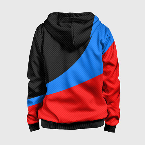 Детская толстовка на молнии Alpina - classic colors / 3D-Черный – фото 2