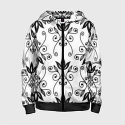Детская толстовка на молнии Royal Lily - pattern