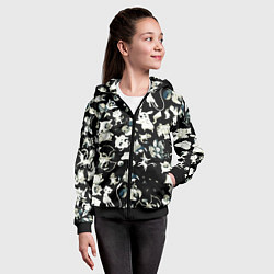 Толстовка на молнии детская Пикачу и сборник аниме покемонов, цвет: 3D-черный — фото 2